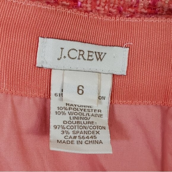 J. Crew Lined No. 2 Pencil Skirt Size 6 - Picture 4 of 7